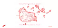 PHARE (2) pour Honda WAVE 125 NEXT GENERATION de 2007