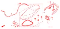 SELLE (2) pour Honda WAVE 125 NEXT GENERATION de 2007
