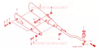 SILENCIEUX D'ECHAPPEMENT (1) pour Honda WAVE 125 NEXT GENERATION de 2007