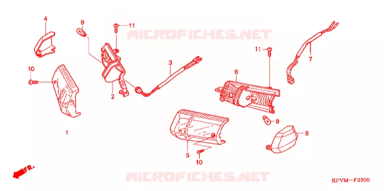 CLIGNOTANT AVANT Honda MOTO 100 C100 2011  C100MB_MA