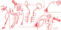 LEVIER DE GUIDON   CABLE   COMMODO pour Honda PRESS CUB 50 STANDARD de 2003
