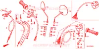 LEVIER DE GUIDON   CABLE   COMMODO pour Honda PRESS CUB 50 DELUXE de 2002