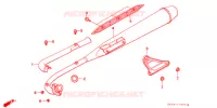 SILENCIEUX D'ECHAPPEMENT pour Honda SUPER CUB 50 CUSTOM de 2003
