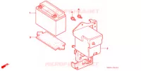 BATTERIE pour Honda SUPER CUB 50 STANDARD YELLOW de 2004