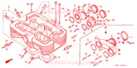CULASSE pour Honda REBEL 250 Pull back handle de 1991