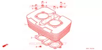 CYLINDRE pour Honda REBEL 250 Pull back handle de 1991