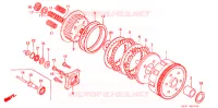 EMBRAYAGE pour Honda REBEL 250 Pull back handle de 1991