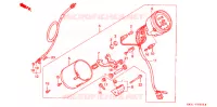 COMPTEUR (CA250TR) pour Honda REBEL 250 With speed warning light de 1995