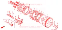 EMBRAYAGE pour Honda REBEL 250 With speed warning light de 1995