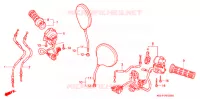 COMMODOS   POIGNEES pour Honda CB 1000 BIG ONE de 1994