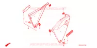 COUVERCLES LATERAUX pour Honda CB 1000 BIG ONE de 1994