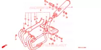 SILENCIEUX D'ECHAPPEMENT pour Honda CB 1000 BIG ONE de 1994