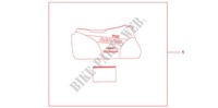 HOUSSE DE PROTECTION D'INTERIEUR pour Honda CBR 1000 RR FIREBLADE TRICOLORE de 2011