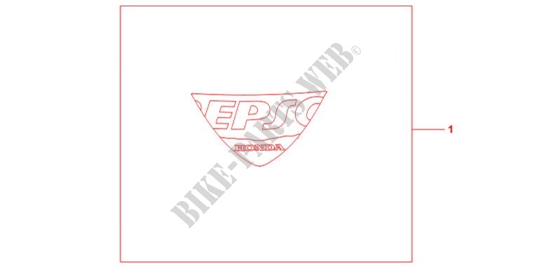 AUTOCOLLANT FIREBLADE WS pour Honda CBR 1000 RR FIREBLADE REPSOL de 2011