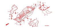 GARDE BOUE ARRIERE (CBR1000RR) pour Honda CBR 1000 RR FIREBLADE TRICOLOUR de 2011