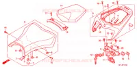 SELLE pour Honda CBR 1000 RR FIREBLADE REPSOL de 2011