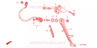 BEQUILLE pour Honda CBR 1000 RR FIREBLADE PRETO de 2011