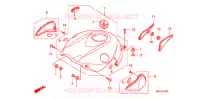 ROUE ARRIERE pour Honda CBR 1000 RR FIREBLADE PRETO de 2011
