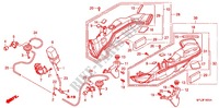 CONDUITS D'ADMISSION pour Honda CBR 1000 RR FIREBLADE BLACK de 2011