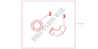 PROTECTIONS DE CARTER CARBONE pour Honda CBR 1000 RR FIREBLADE BLACK de 2011