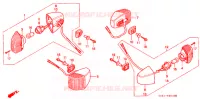 CLIGNOTANT pour Honda CBR 250 RR Without speed warning light de 1994