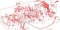 COMPTEUR pour Honda CBR 250 RR Without speed warning light de 1994