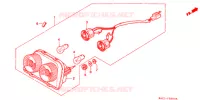 FEU ARRIERE pour Honda CBR 250 RR Without speed warning light de 1994