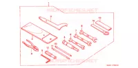 OUTIL pour Honda CBR 250 RR Without speed warning light de 1994