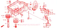 POMPE A HUILE   CARTER D'HUILE pour Honda CBR 250 RR Without speed warning light de 1994