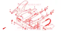 BRAS OSCILLANT pour Honda CBR 600 F2 SUPER SPORT de 1991