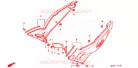 COUVERCLES LATERAUX pour Honda CBR 600 F2 SUPER SPORT de 1991