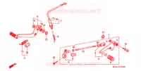 PEDALE pour Honda CBR 600 F2 SUPER SPORT de 1993