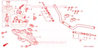 GUIDON   TE DE FOURCHE pour Honda CBX 250 TWISTER de 2005