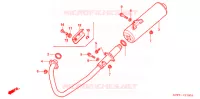 SILENCIEUX D'ECHAPPEMENT pour Honda CBX 250 TWISTER de 2005