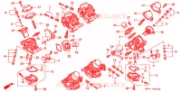 CARBURATEUR (PIECES CONSTITUTIVES) pour Honda VALKYRIE 1500 F6C INTERSTATE de 1999