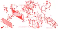 RADIATEUR pour Honda VALKYRIE 1500 F6C INTERSTATE de 1999