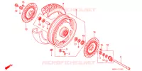 ROUE AVANT pour Honda VALKYRIE 1500 F6C INTERSTATE de 1999