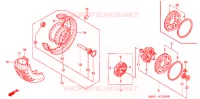 ROUE ARRIERE pour Honda STEED 400 VLX de 1998