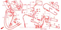 COMMODO   LEVIER   CABLE pour Honda STEED 400 VLS de 1998
