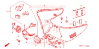 COUVERCLES LATERAUX pour Honda STEED 400 VLS de 1998