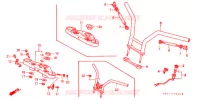 GUIDON   TE DE FOURCHE (NV400CSW/CBW) pour Honda STEED 400 VLS de 1998
