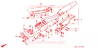 SILENCIEUX D'ECHAPPEMENT pour Honda STEED 400 VLS de 1998