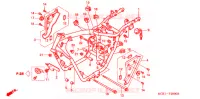 CADRE pour Honda V TWIN MAGNA 250 de 2001