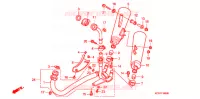 SILENCIEUX D'ECHAPPEMENT pour Honda V TWIN MAGNA 250 SPEED WARNING LIMIT de 1997