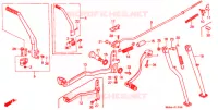 PEDALE pour Honda XR 200 R de 1992