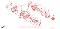 POMPE A HUILE ('86 '93) pour Honda XR 200 R de 1992
