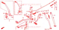 PEDALE pour Honda XR 200 R de 1993