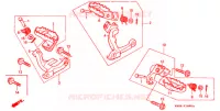 REPOSE PIED pour Honda XR 200 R de 1993