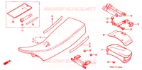 SELLE pour Honda XR 200 R de 1993