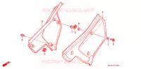COUVERCLES LATERAUX pour Honda XR 200 R de 1994